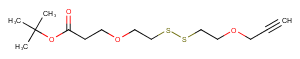 Propargyl-PEG1-SS-PEG1-C2-Boc