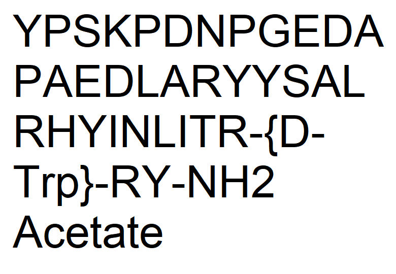 [D-Trp34]-Neuropeptide Y Acetate