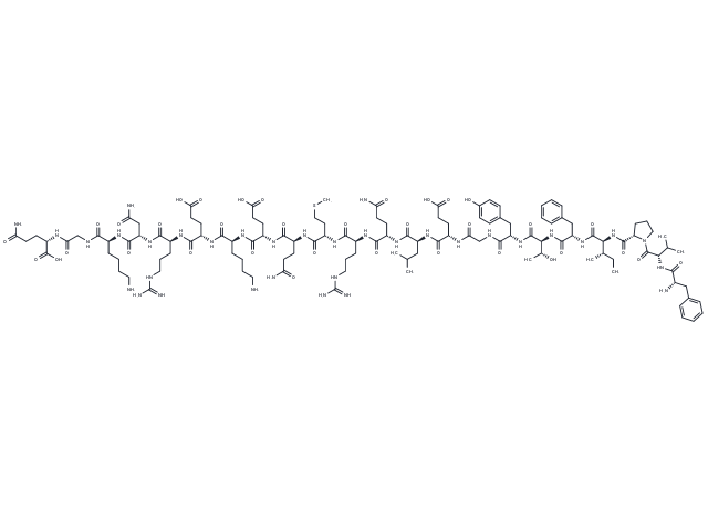 TargetMol Chemical Structure Motilin (26-47), human, porcine