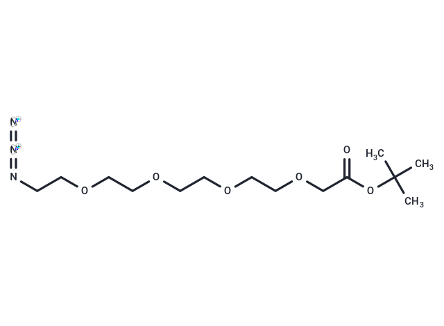 Azido-PEG4-CH2-Boc Chemical Structure