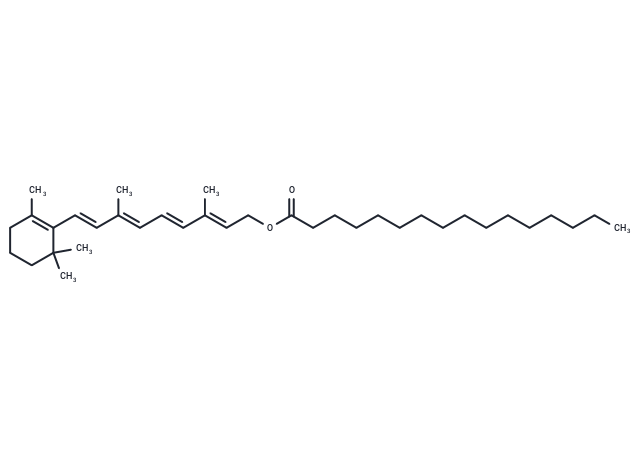 Retinyl palmitate Chemical Structure