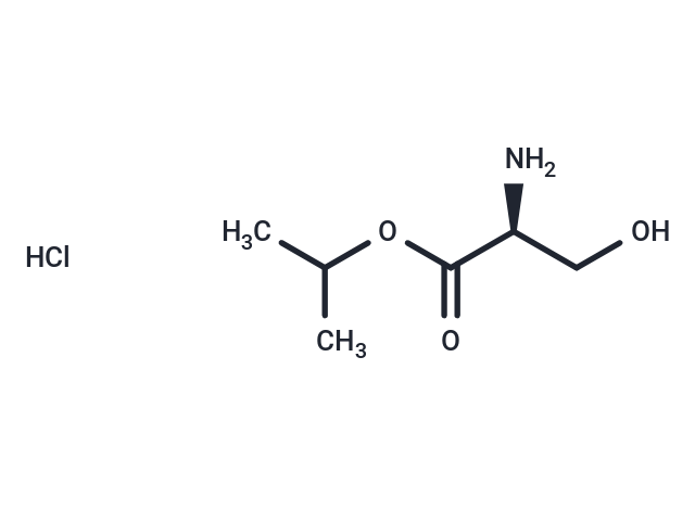 (S)-Isopropyl 2-amino-3-hydroxypropanoate hydrochloride Chemical Structure