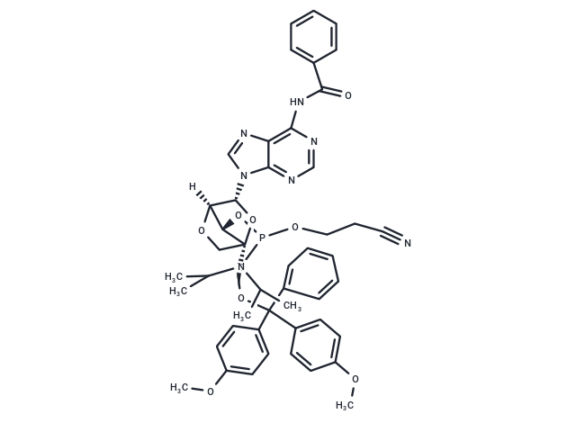 LNA-A(Bz) amidite Chemical Structure
