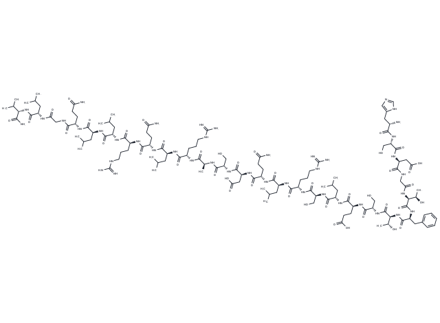 Secretin (33-59), rat Chemical Structure