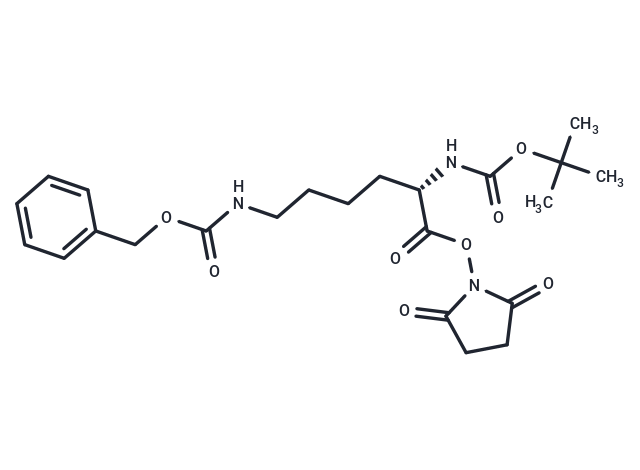 Boc-Lys(Z)-OSu Chemical Structure
