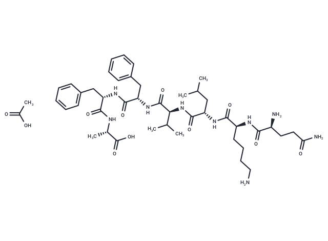 β-Amyloid 15-21 acetate Chemical Structure