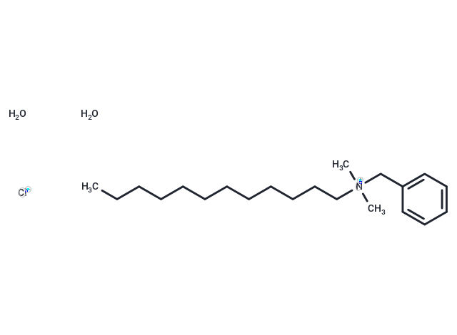 Benzyldodecyldimethylammonium Chloride Dihydrate Chemical Structure