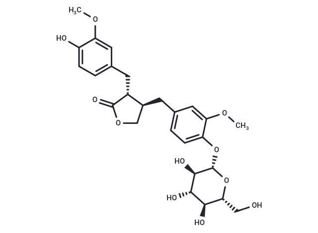 Matairesinol monoglucoside Chemical Structure