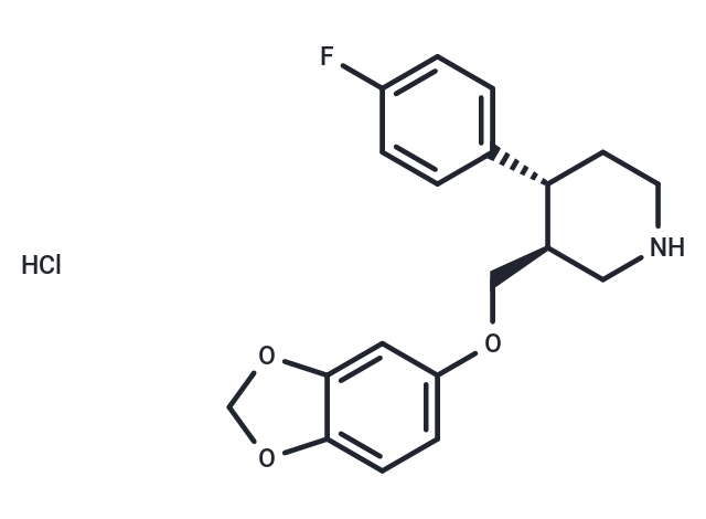 Paroxetine hydrochloride Chemical Structure
