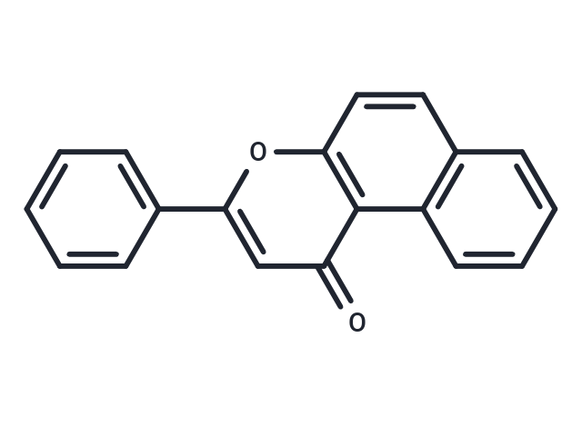 5,6-Benzoflavone Chemical Structure