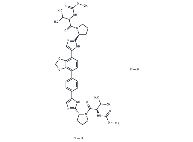 Coblopasvir dihydrochloride Chemical Structure