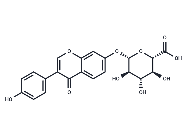TargetMol Chemical Structure Daidzein 7-O-glucuronide