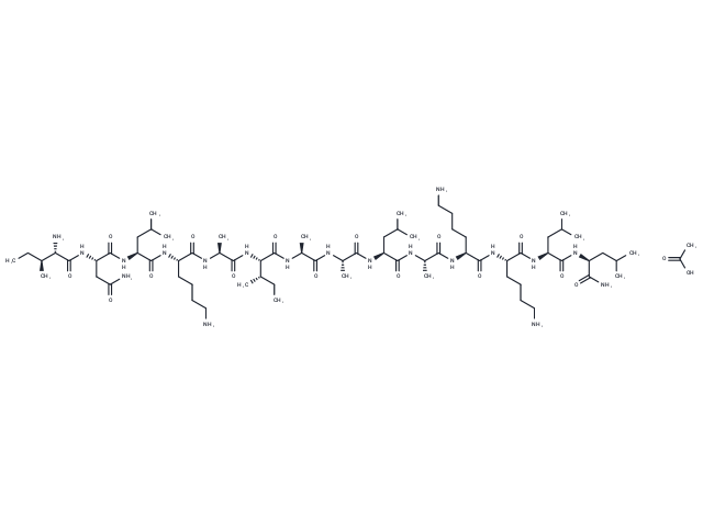 Mastoparan acetate(72093-21-1 free base) Chemical Structure