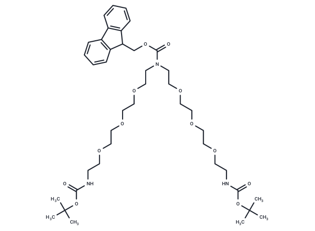 TargetMol Chemical Structure Fmoc-N-bis-PEG3-NH-Boc