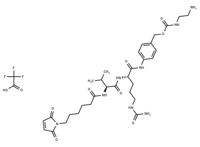 MC-VC-PAB-NH2 TFA Chemical Structure