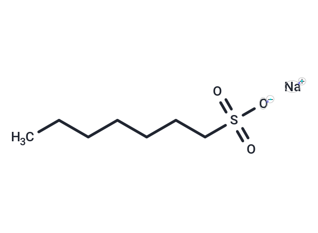 Sodium heptane-1-sulfonate Chemical Structure