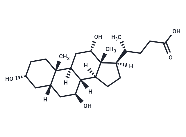 Ursocholic acid Chemical Structure