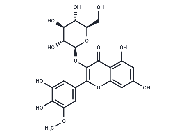 TargetMol Chemical Structure Laricitrin 3-O-glucoside