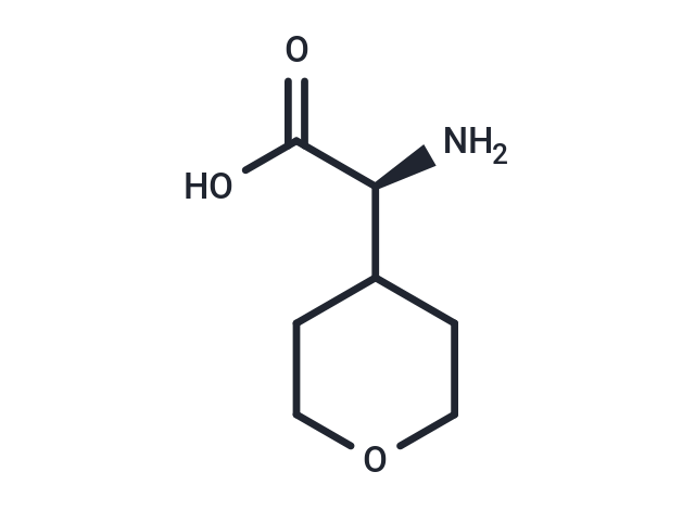 (S)-2-Amino-2-(tetrahydro-2H-pyran-4-yl)acetic acid Chemical Structure