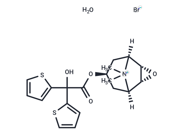 Tiotropium Bromide hydrate Chemical Structure