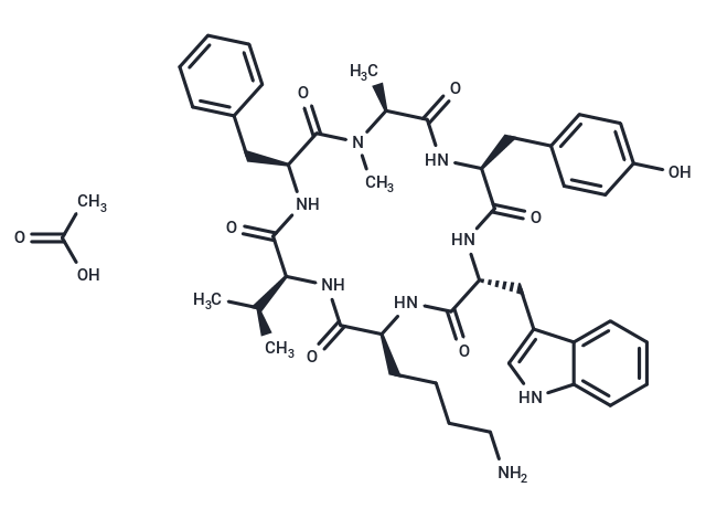 Seglitide acetate Chemical Structure