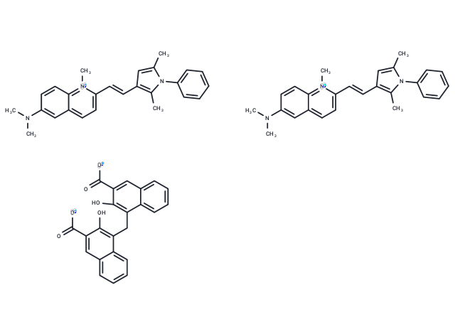 Pyrvinium pamoate Chemical Structure