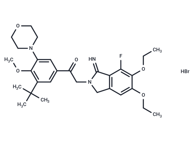 Atopaxar Hydrobromide Chemical Structure