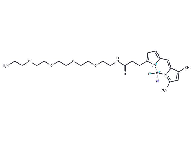 BDP FL-PEG4-amine Chemical Structure