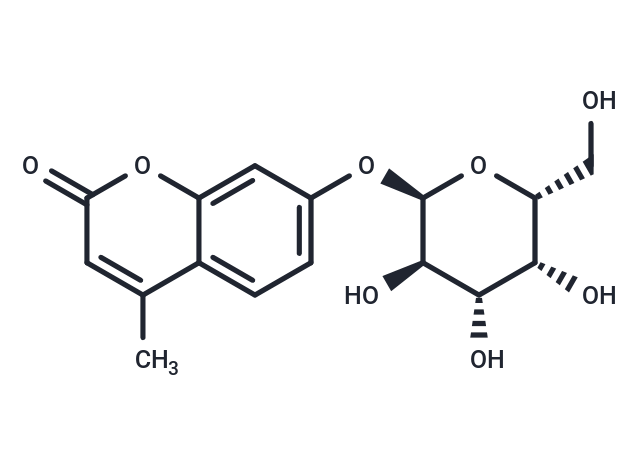 4-Methylumbelliferyl-α-D-Galactopyranoside Chemical Structure
