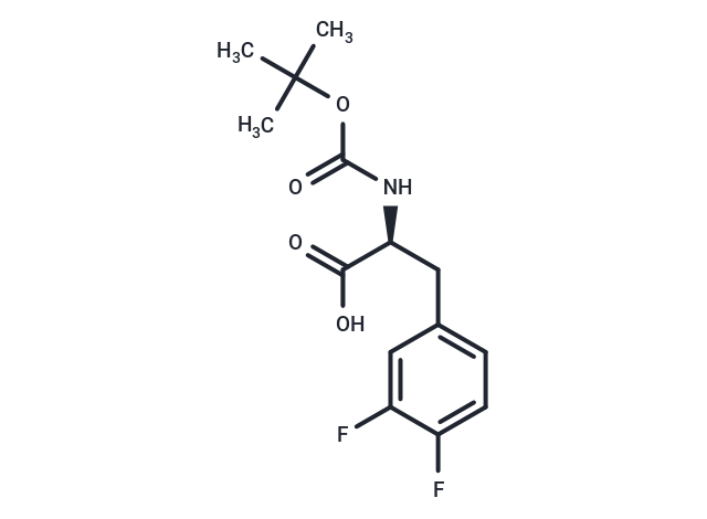 Boc-Phe(3,4-DiF)-OH Chemical Structure