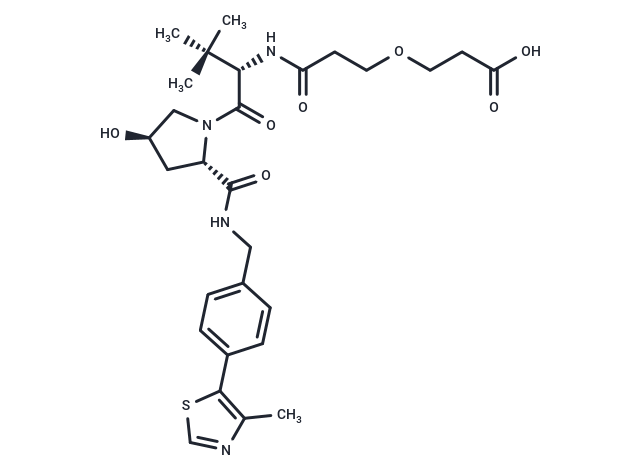 VH 032 amide-PEG1-acid Chemical Structure