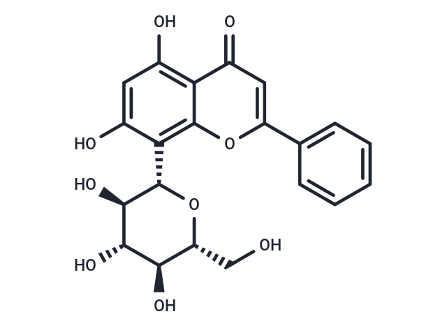 TargetMol Chemical Structure Chrysin 8-C-glucoside