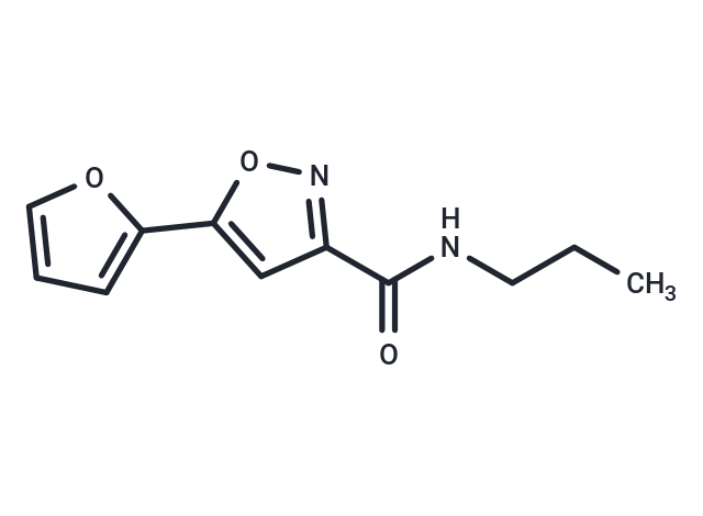 5-(2-furyl)-N-propylisoxazole-3-carboxamide Chemical Structure