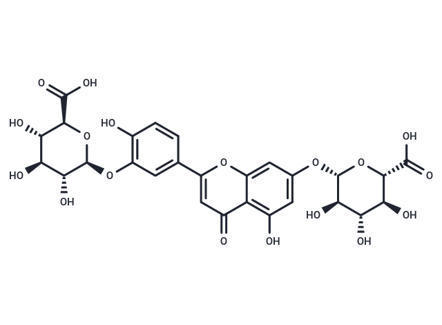 TargetMol Chemical Structure Luteolin 7,3'-di-O-glucuronide