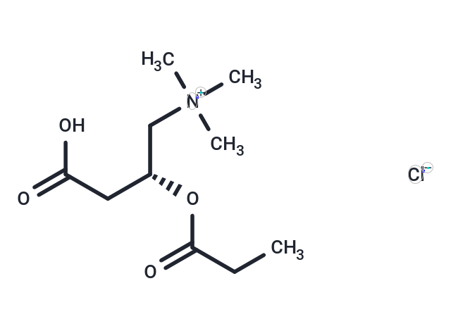 Levocarnitine propionate hydrochloride Chemical Structure