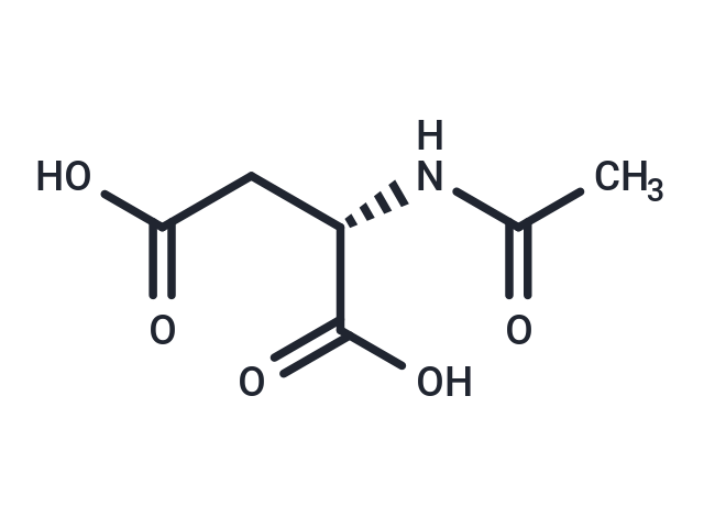 N-Acetyl-L-aspartic acid Chemical Structure