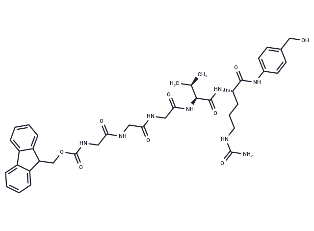 TargetMol Chemical Structure Fmoc-Gly3-Val-Cit-PAB