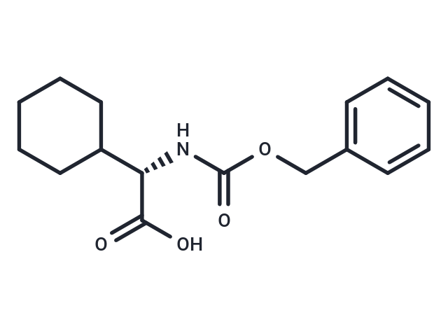 (S)-2-(((Benzyloxy)carbonyl)amino)-2-cyclohexylacetic acid Chemical Structure