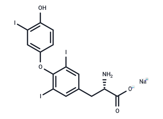 Liothyronine sodium Chemical Structure