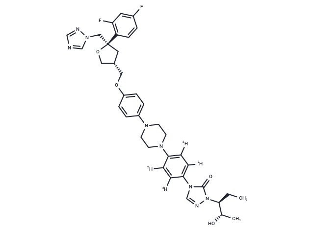 TargetMol Chemical Structure Posaconazole-D4