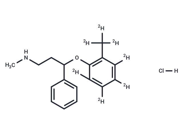 TargetMol Chemical Structure (Rac)-Atomoxetine D7 hydrochloride