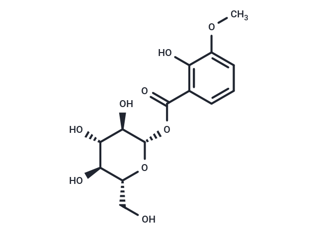 2-Hydroxy-3-methoxybenzoic acid glucose ester Chemical Structure