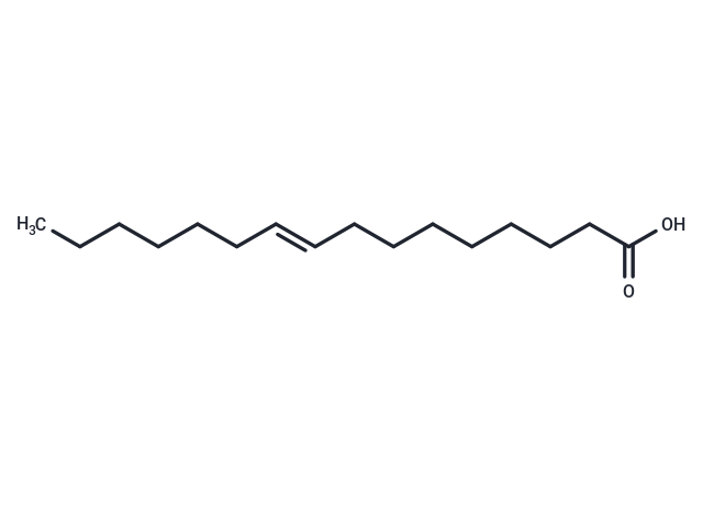 Palmitelaidic Acid Chemical Structure