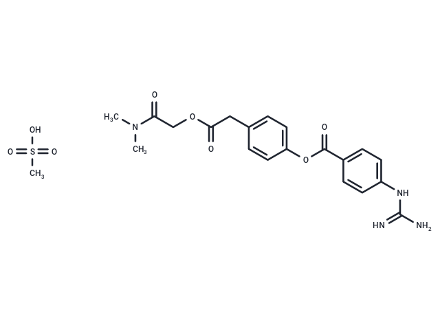 Camostat mesylate Chemical Structure