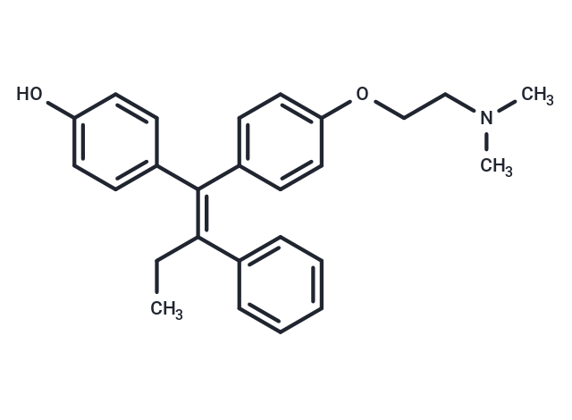 4-Hydroxytamoxifen Chemical Structure