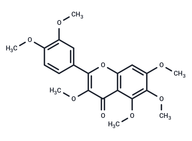 TargetMol Chemical Structure Hexamethylquercetagetin