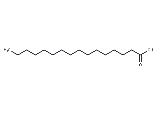 Palmitic acid Chemical Structure