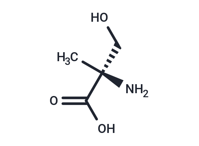 (S)-2-Amino-3-hydroxy-2-methylpropanoic acid Chemical Structure