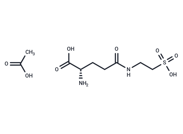 Glutaurine aceate Chemical Structure