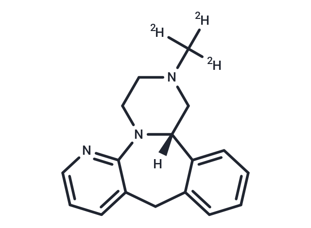 (S)-Mirtazapine D3 Chemical Structure